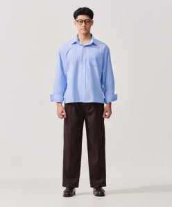 ÁO SƠ MI COTTON KẺ SỌC CAO CẤP